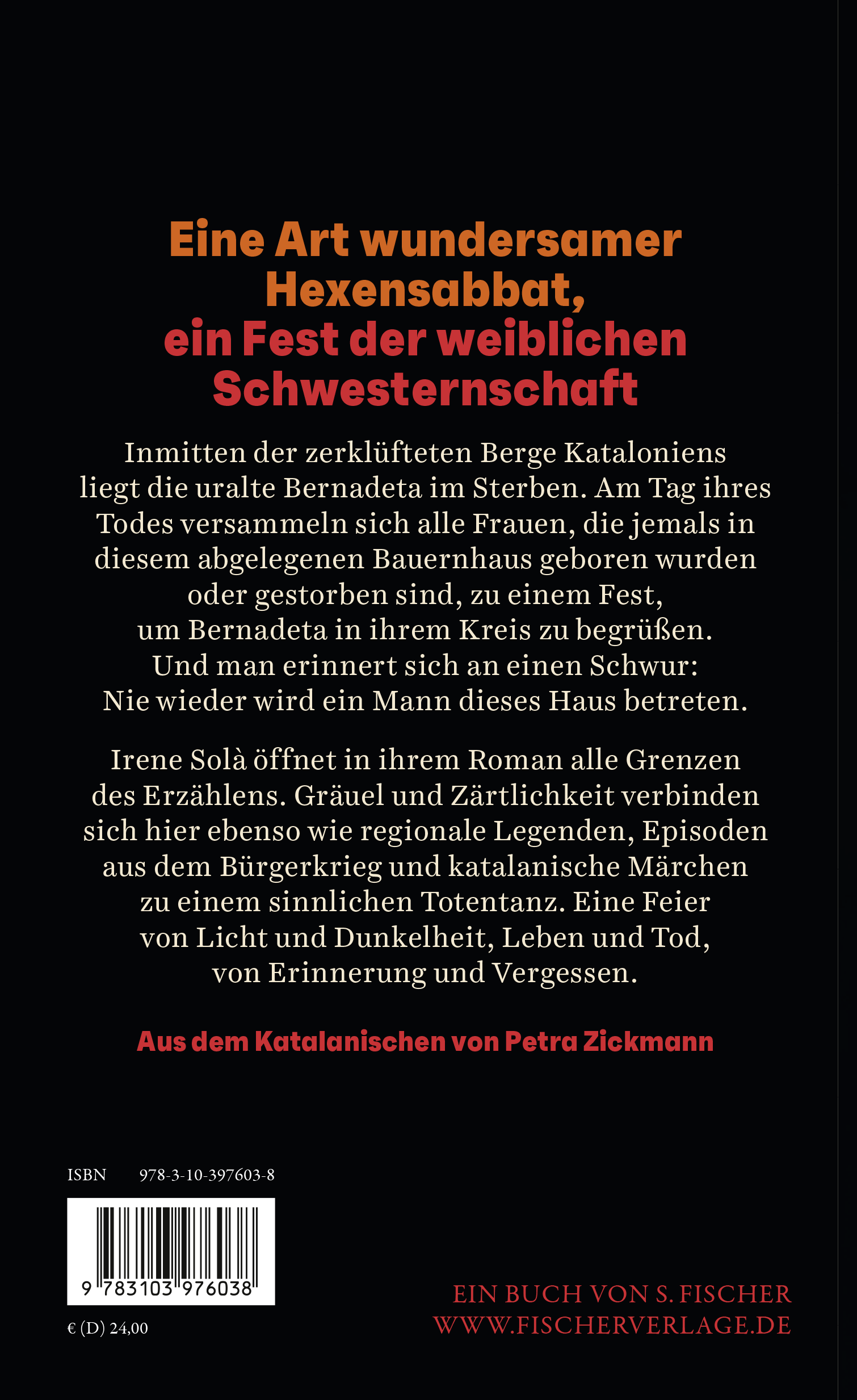 Rückseitencover Ich gab dir Augen, und du blicktest in die Finsternis