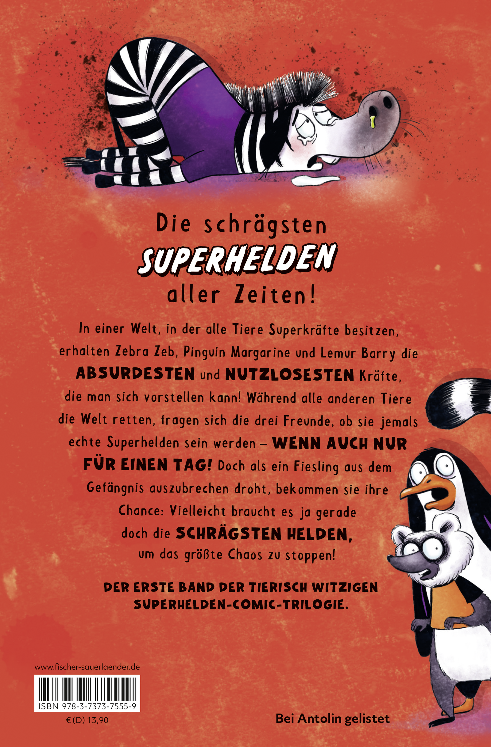 Rückseitencover Trio total fatal: Superkräfte für die Tonne