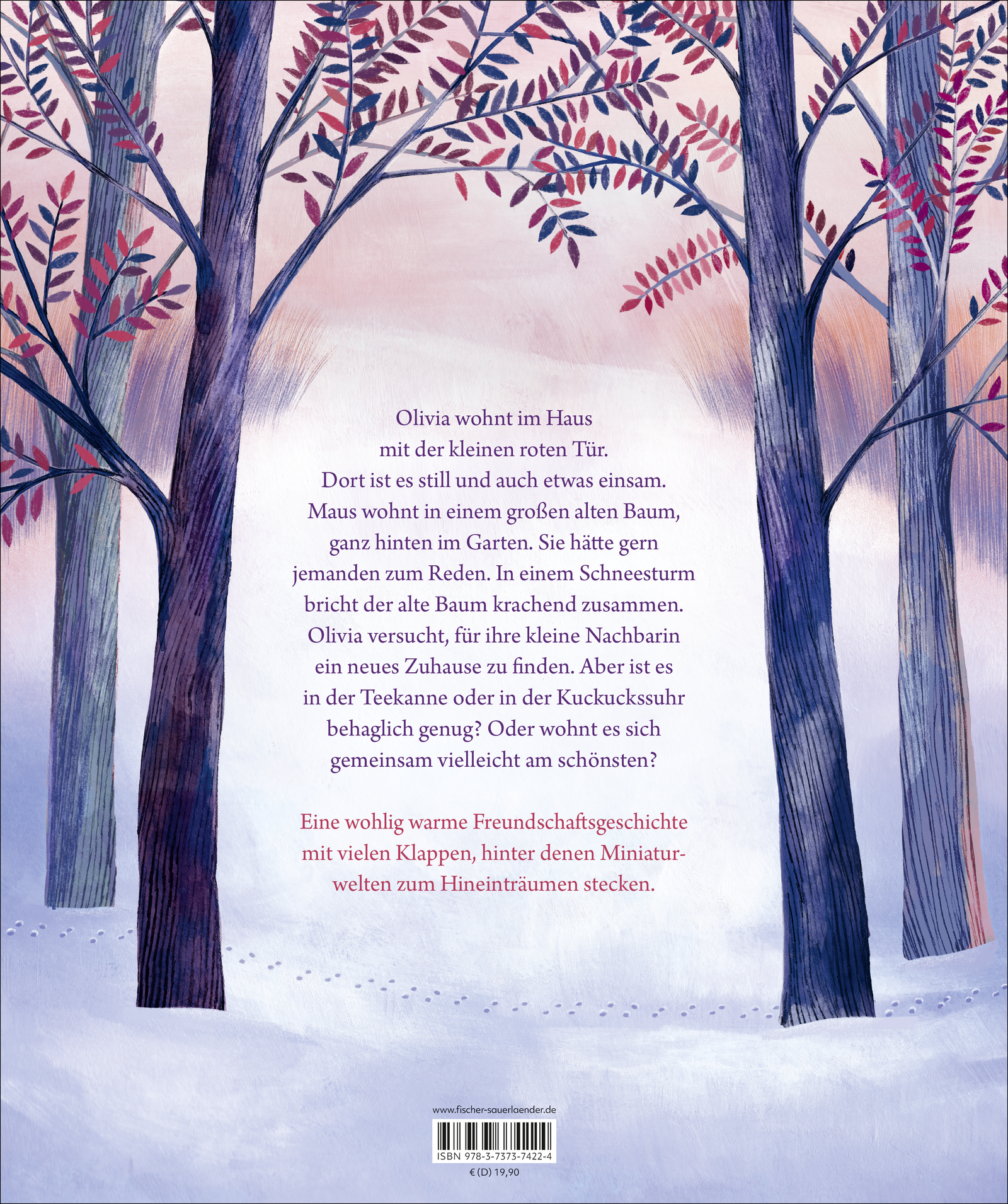 Rückseitencover Das Haus mit der kleinen roten Tür