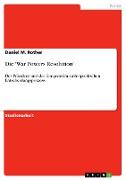 Vorderes Coverbild Die 'War Powers Resolution'