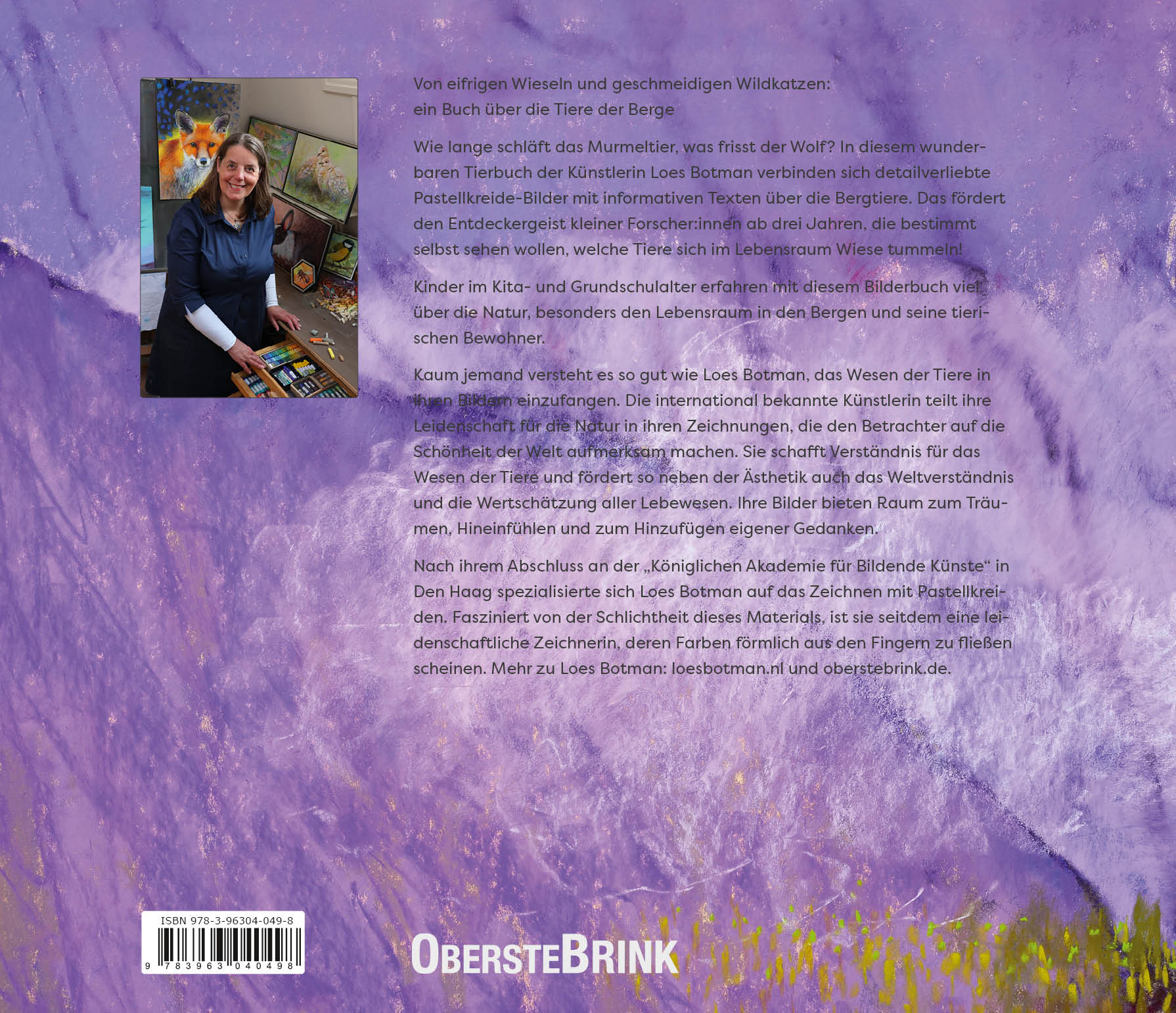 Rückseitencover Von den Bergtieren