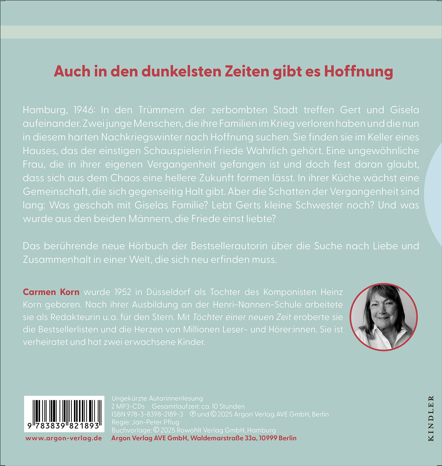 Rückseitencover In den Scherben das Licht