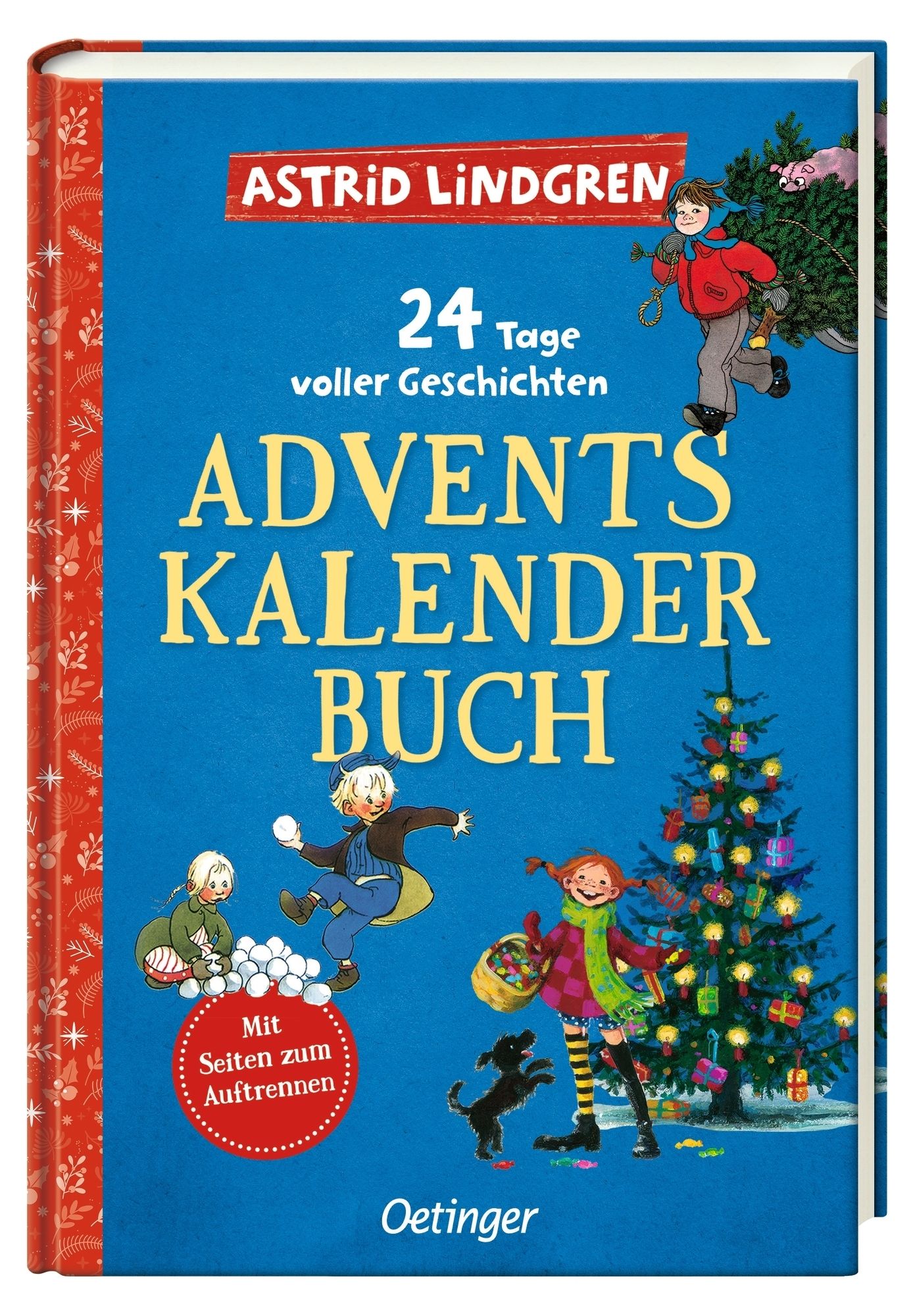 Gesamtes Coverbild 24 Tage voller Geschichten. Adventskalenderbuch