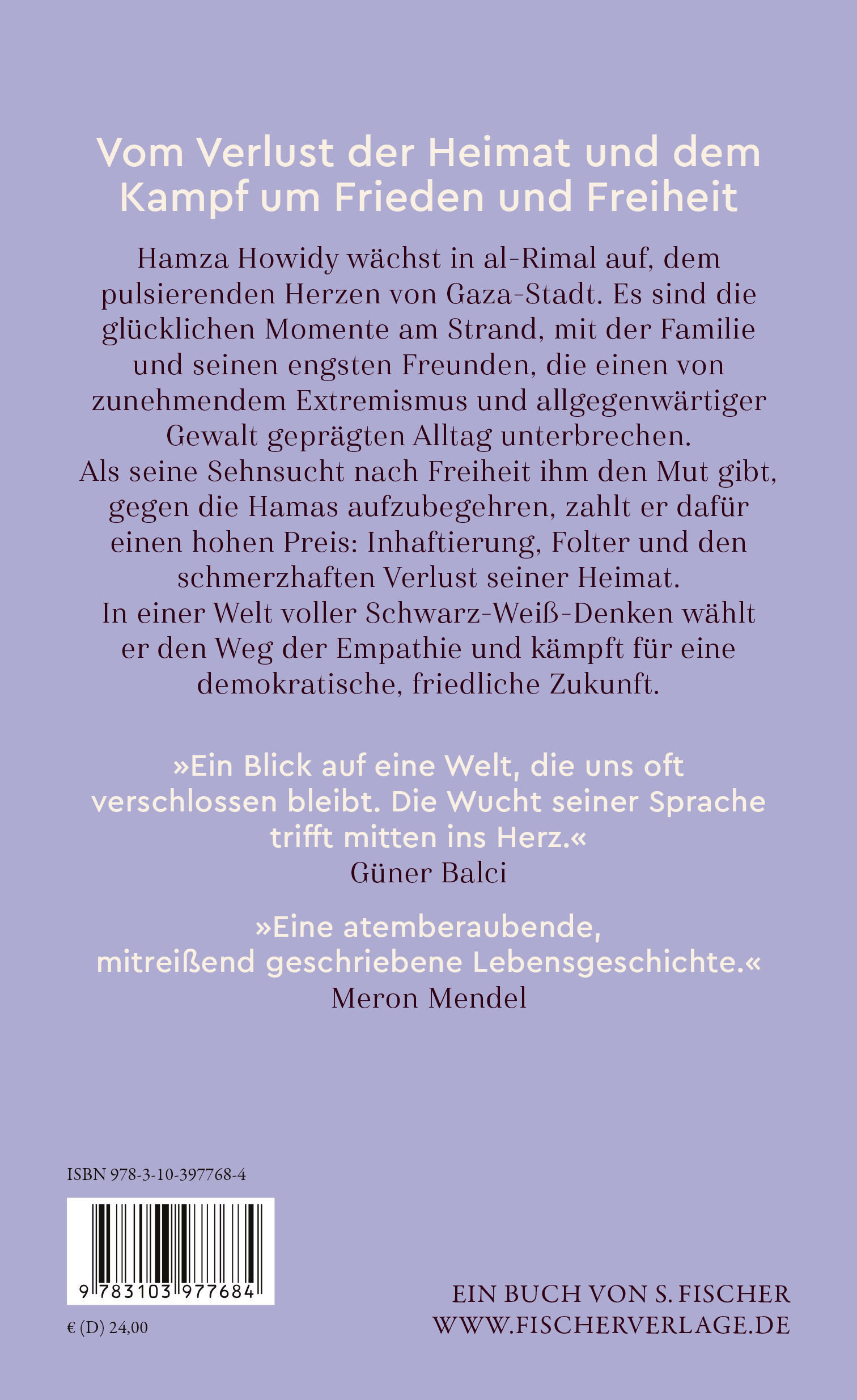 Rückseitencover Muscheln am Strand von Gaza