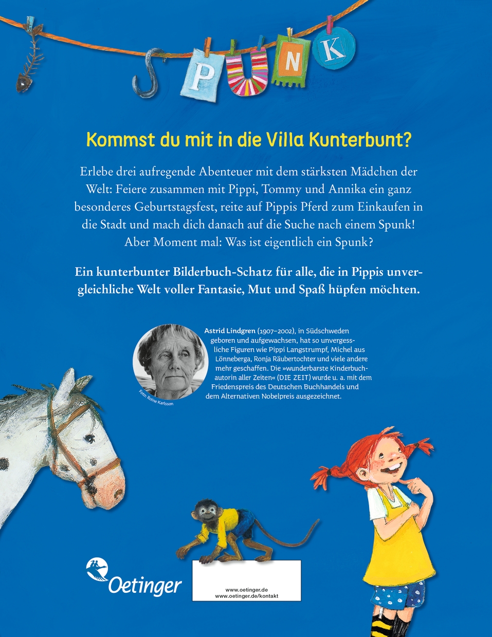 Rückseitencover Das große Buch von Pippi Langstrumpf