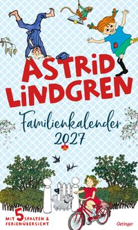 Vorderes Coverbild Astrid Lindgren Familienkalender 2027