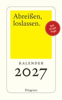 Vorderes Coverbild Abreißen, loslassen 2027