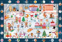 Vorderes Coverbild Mein Wimmel-Adventskalender: Fröhliches Schlittschuhlaufen