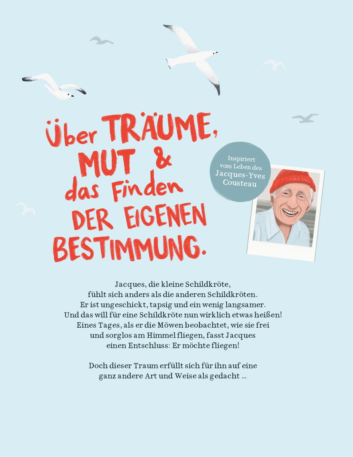 Rückseitencover Die kleine Schildkröte, die vom Fliegen träumte