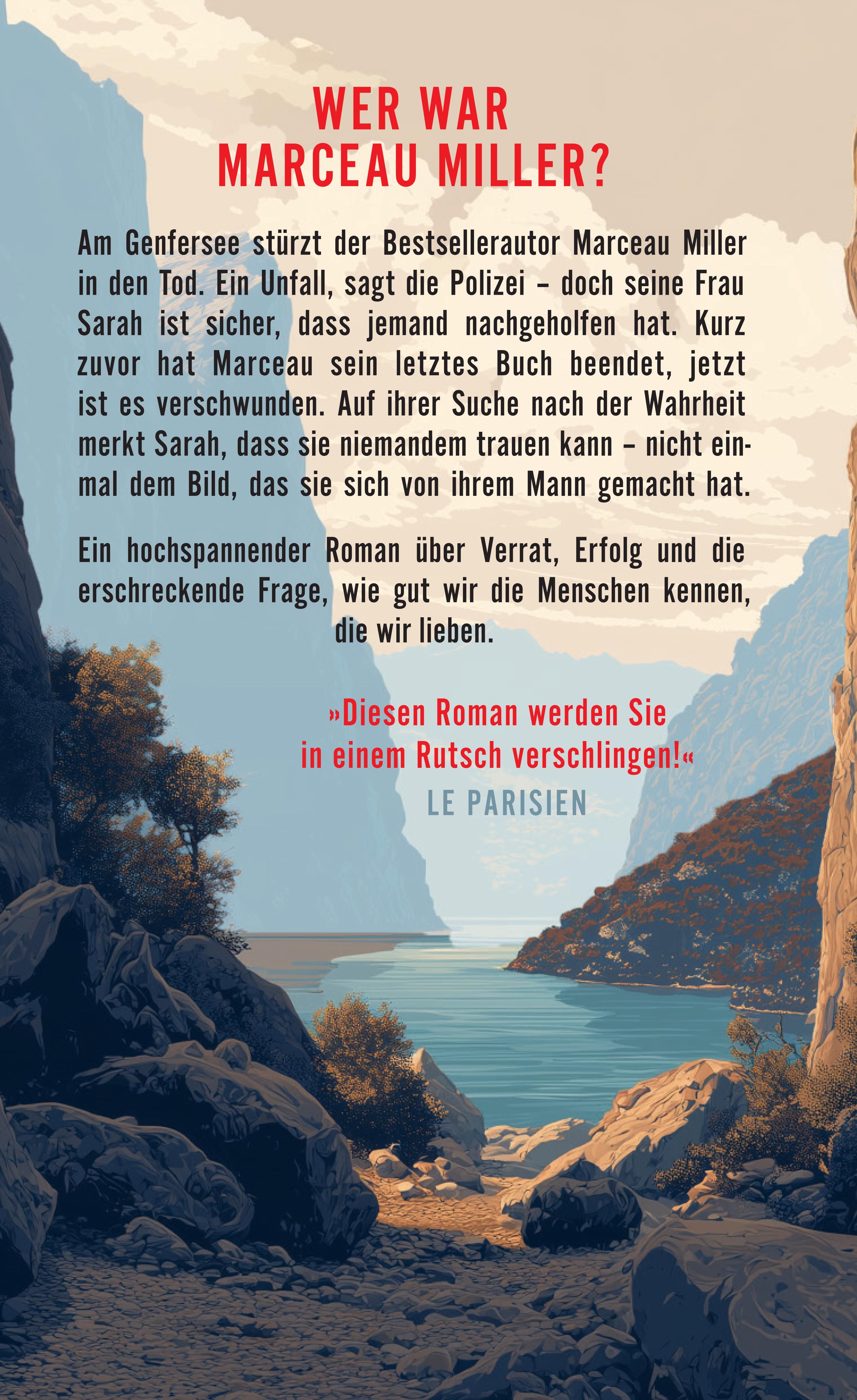 Rückseitencover Das letzte Buch von Marceau Miller