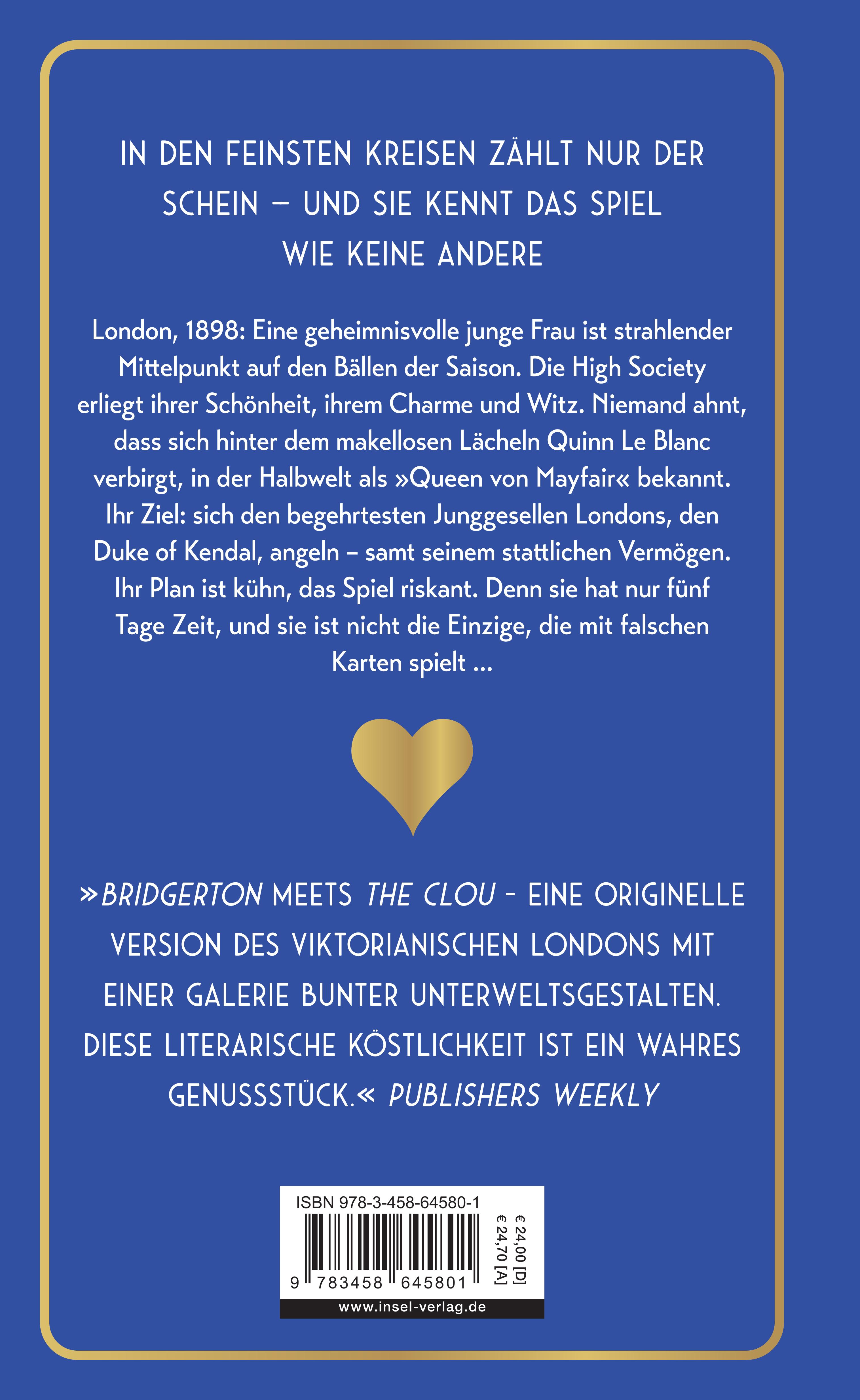 Rückseitencover Die Queen von Mayfair