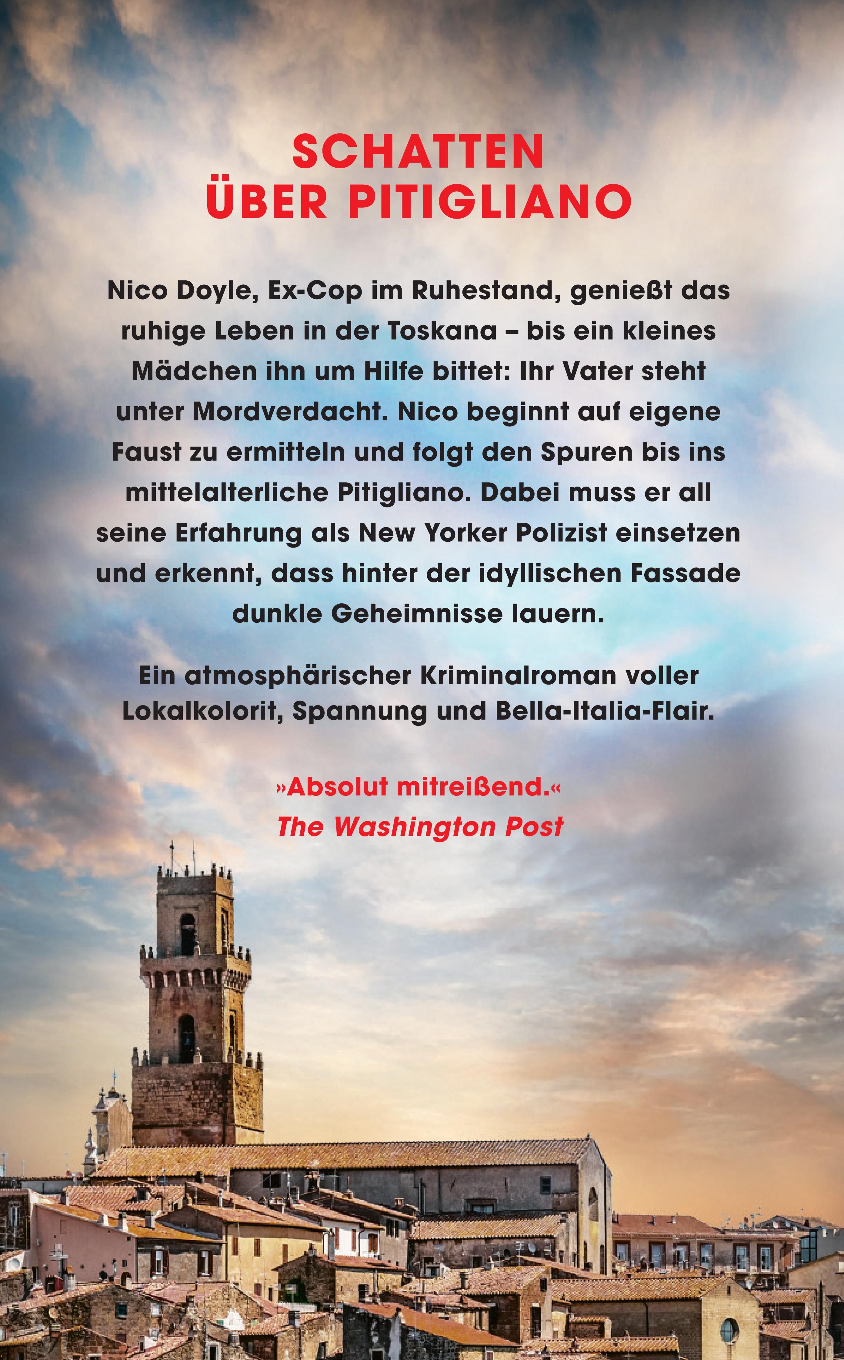 Rückseitencover Toskanische Verschwörung - Kriminalroman (Nico Doyle ermittelt 5)