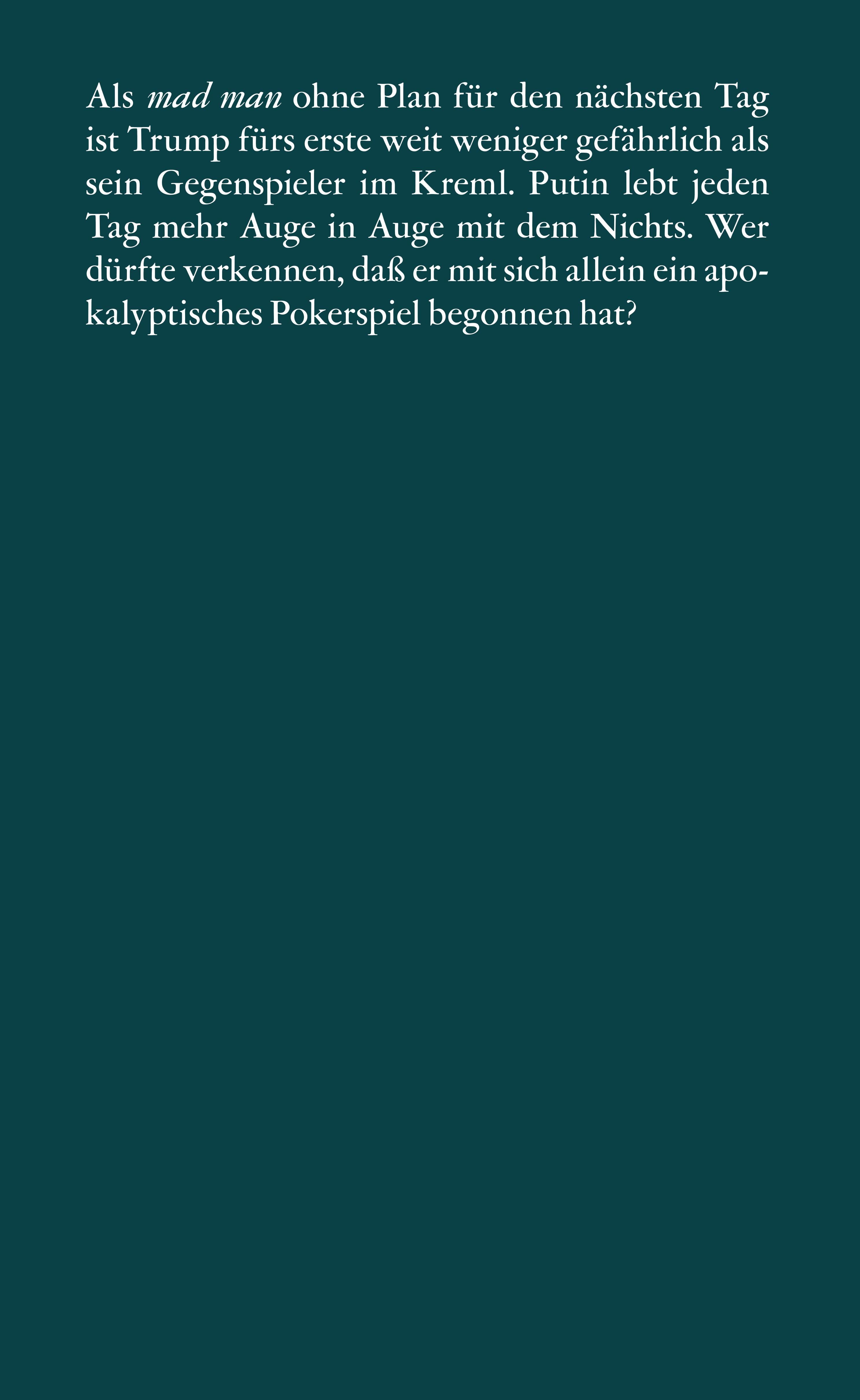 Rückseitencover Der Fürst und seine Erben