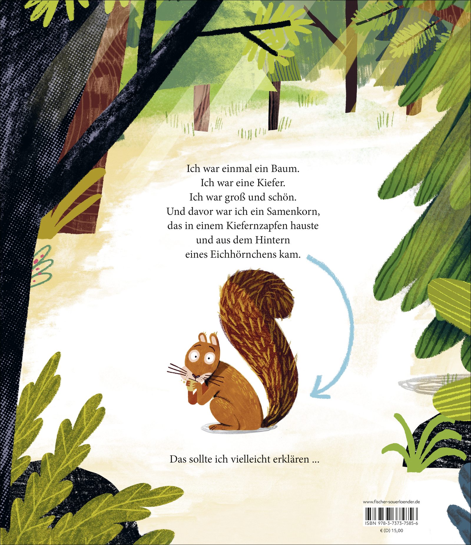 Rückseitencover Ich war einmal ein Baum