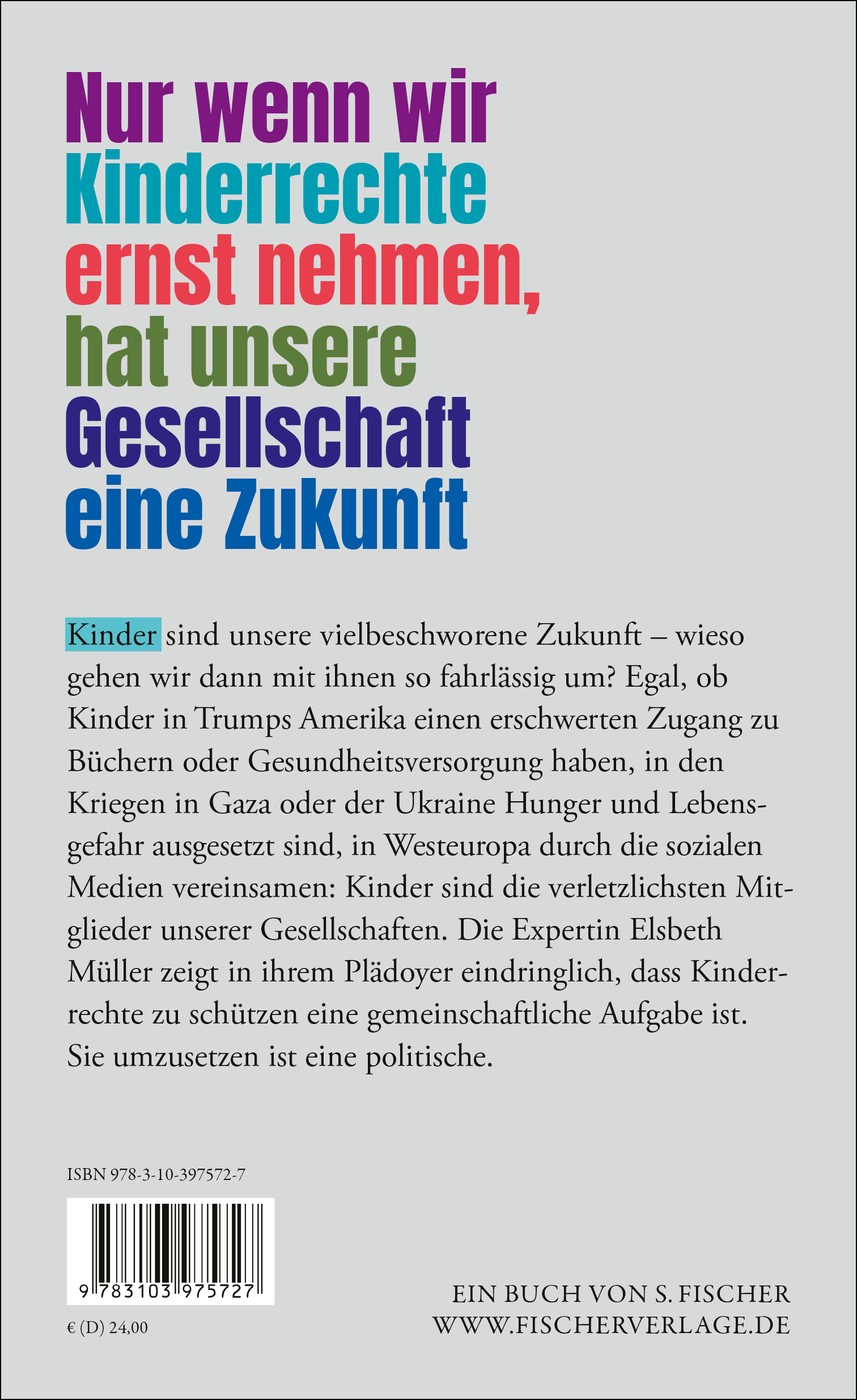 Rückseitencover Jedes Kind, überall