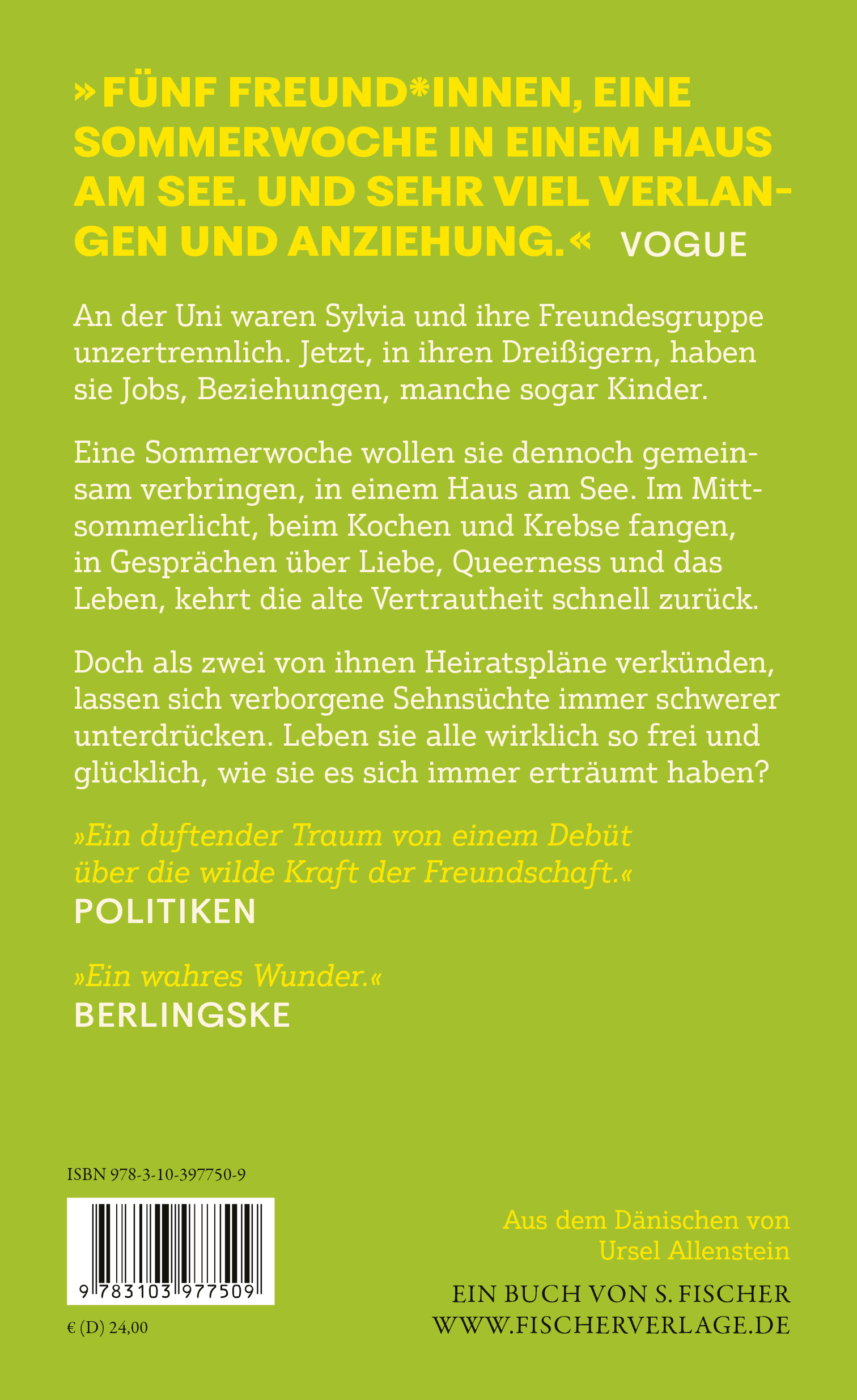 Rückseitencover Fast Abend, immer noch hell