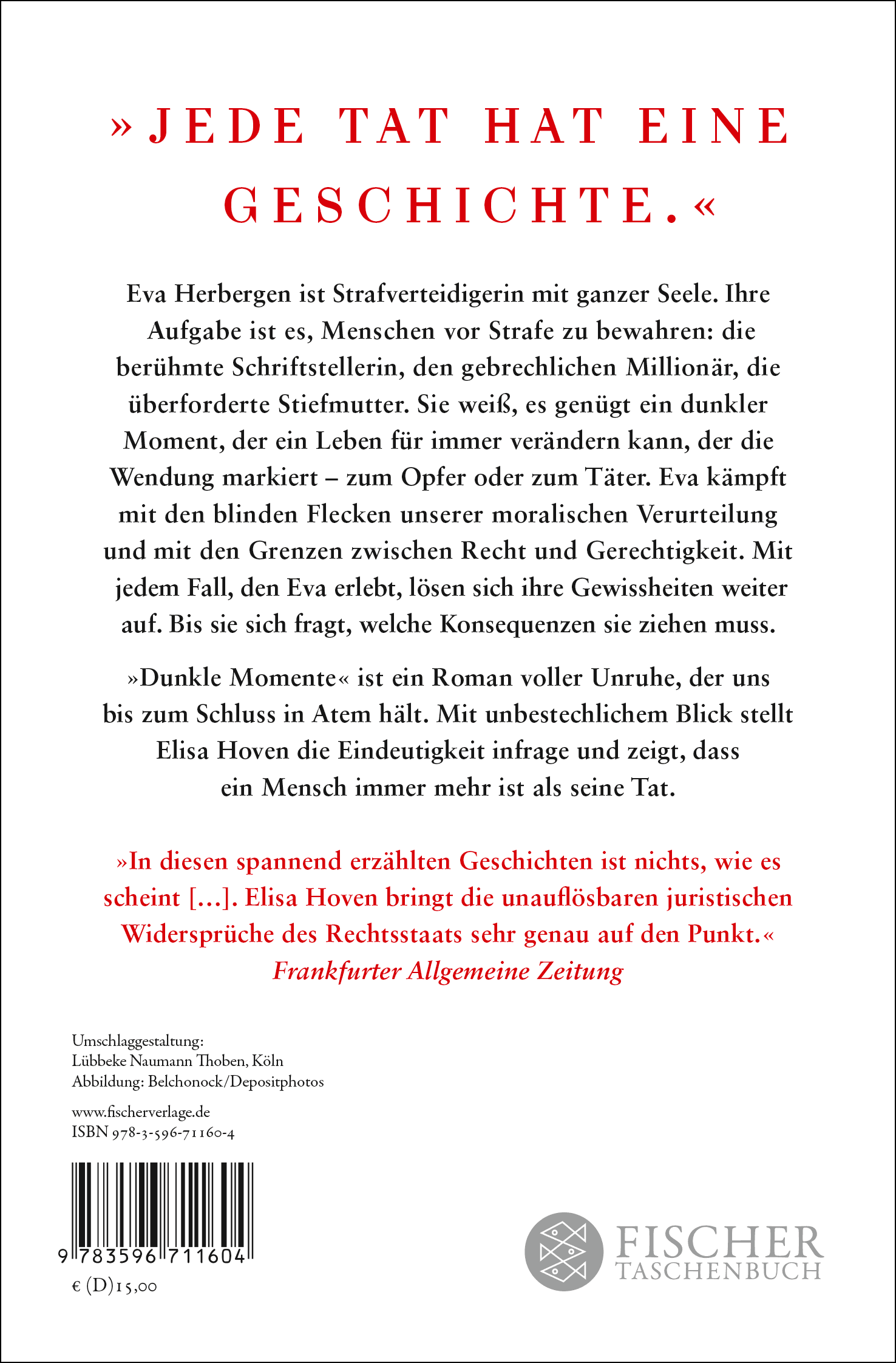 Rückseitencover Dunkle Momente