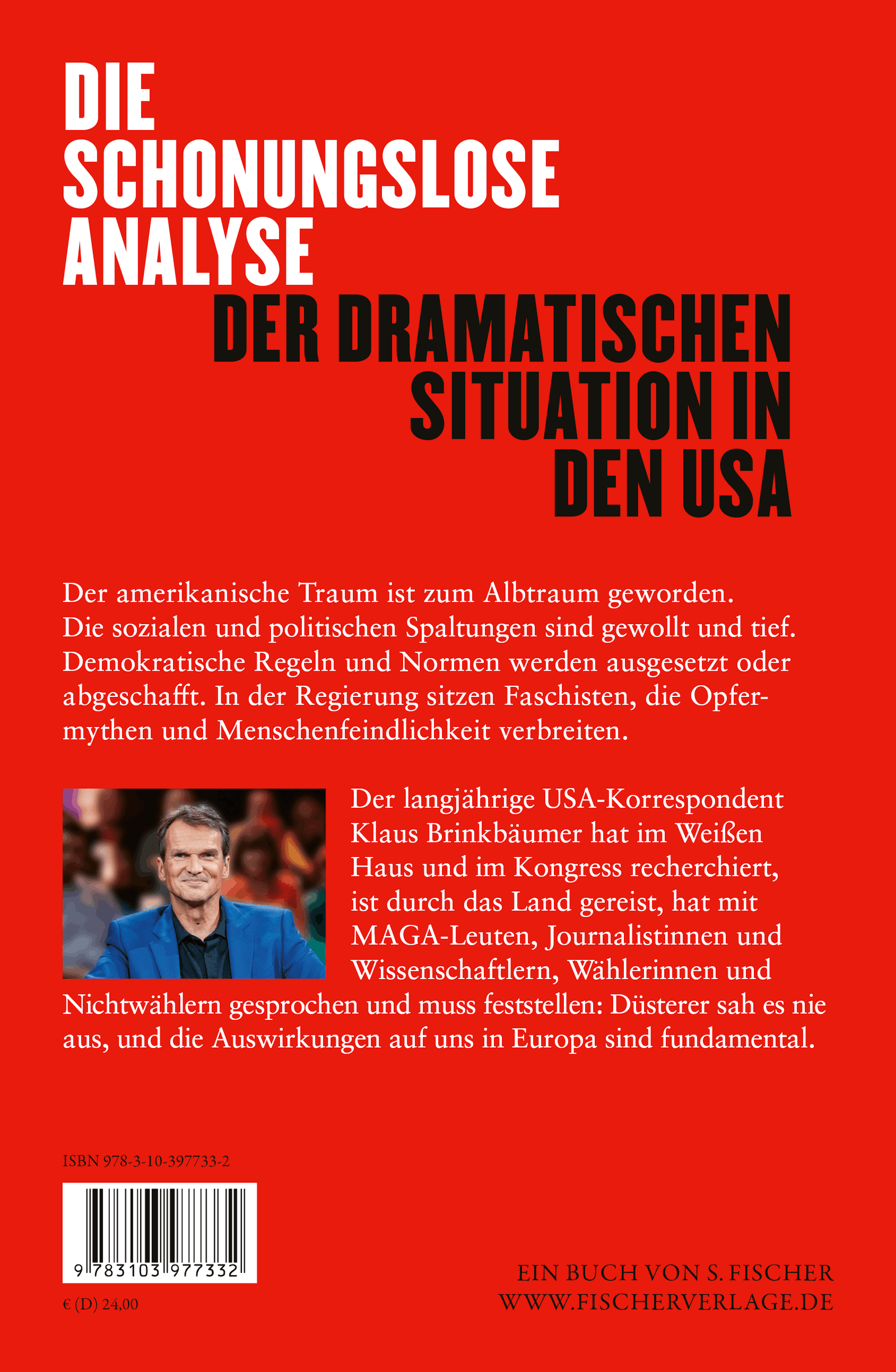 Rückseitencover Der amerikanische Albtraum