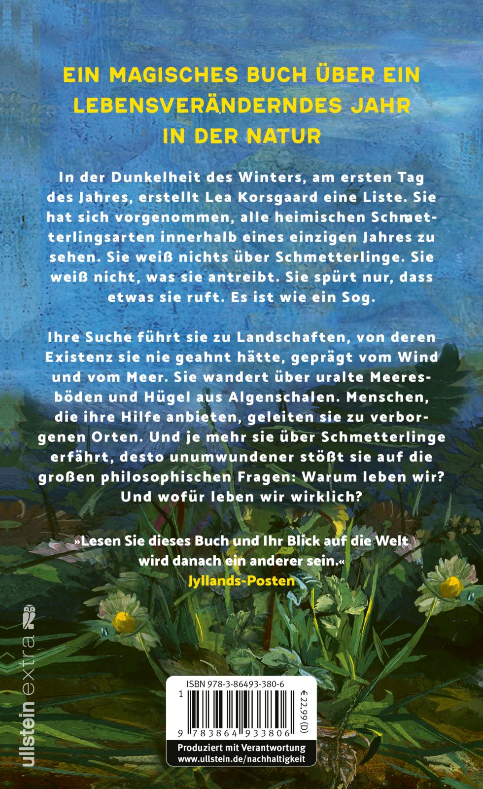 Rückseitencover Das Jahr der Schmetterlinge