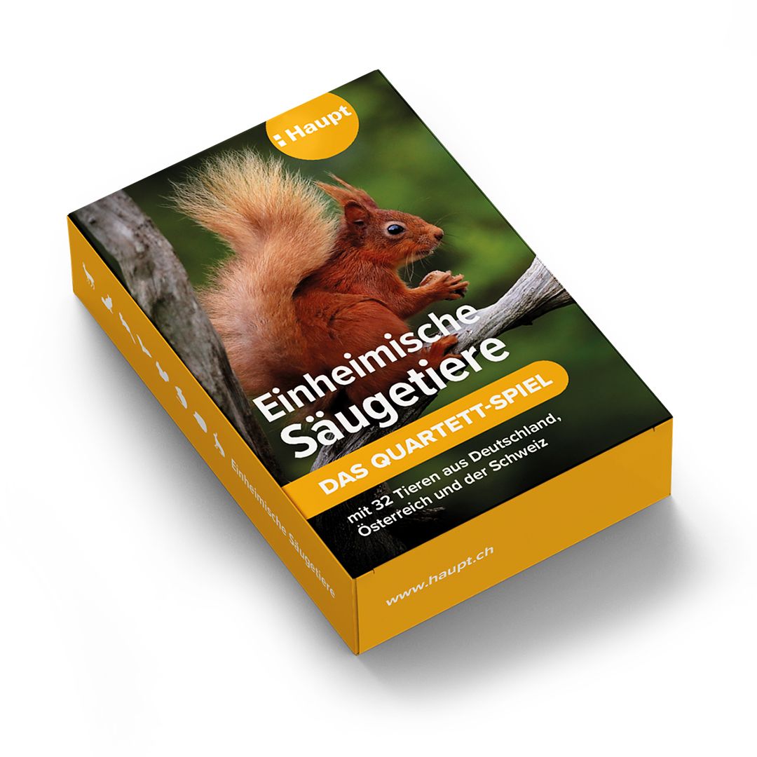 Rückseitencover Einheimische Säugetiere – das Quartett-Spiel