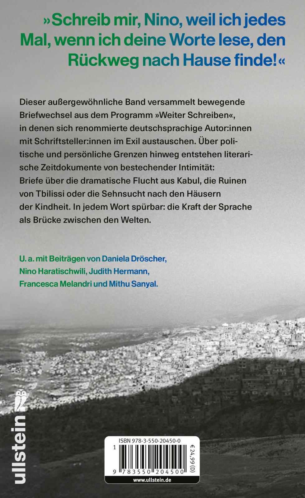 Rückseitencover Wenn ich deine Worte lese, finde ich den Weg zurück nach Hause