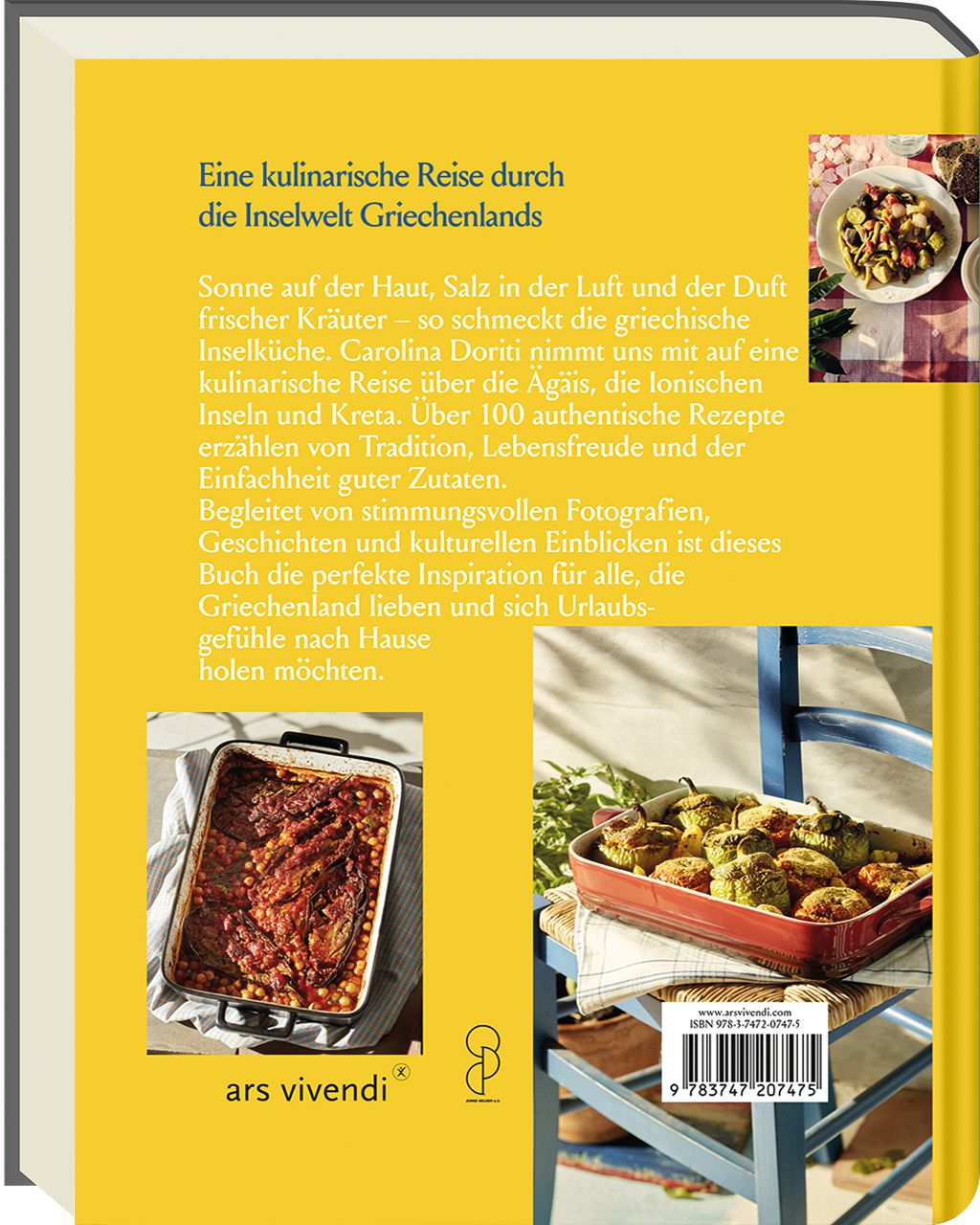 Rückseitencover Griechische Inselküche