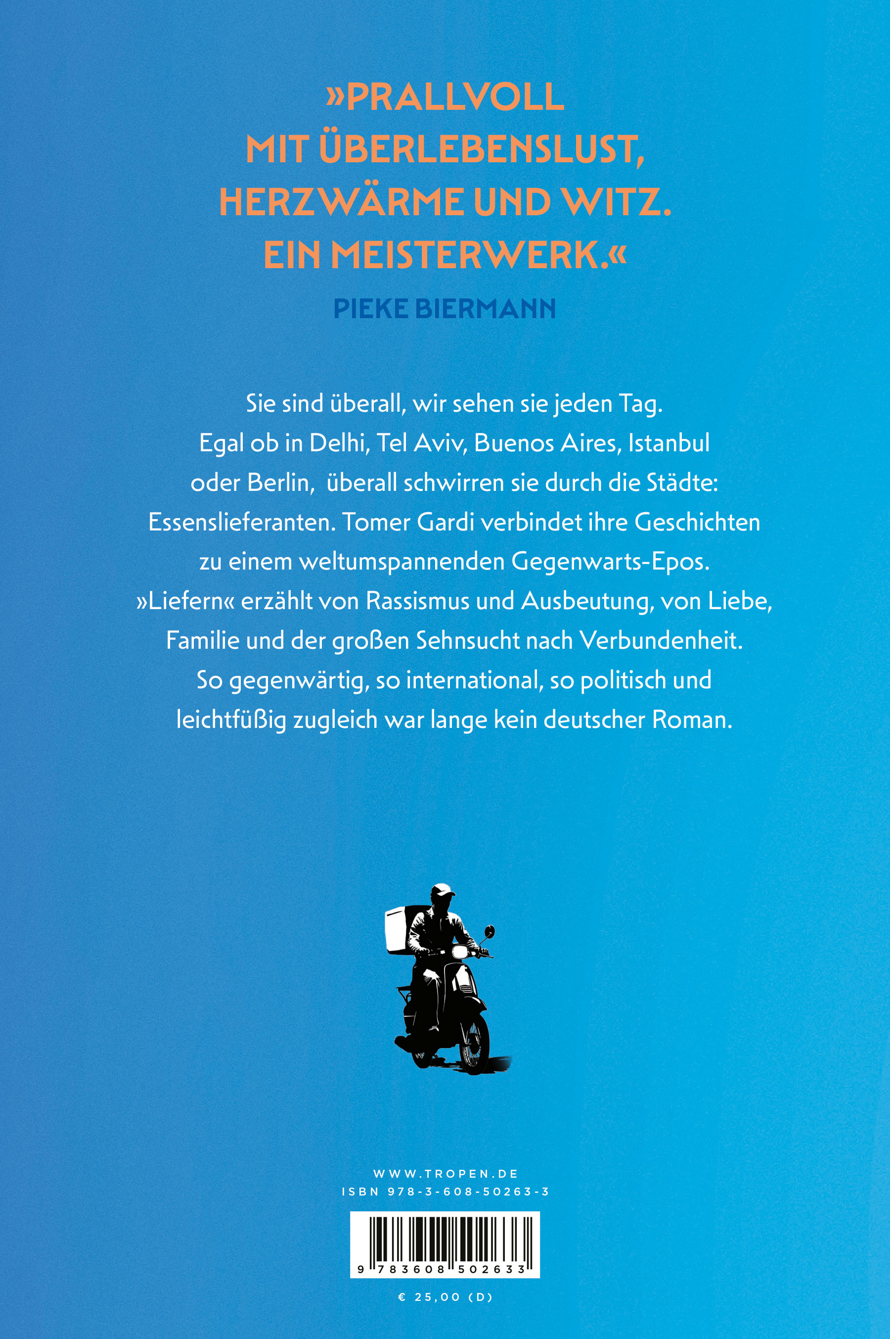 Rückseitencover Liefern