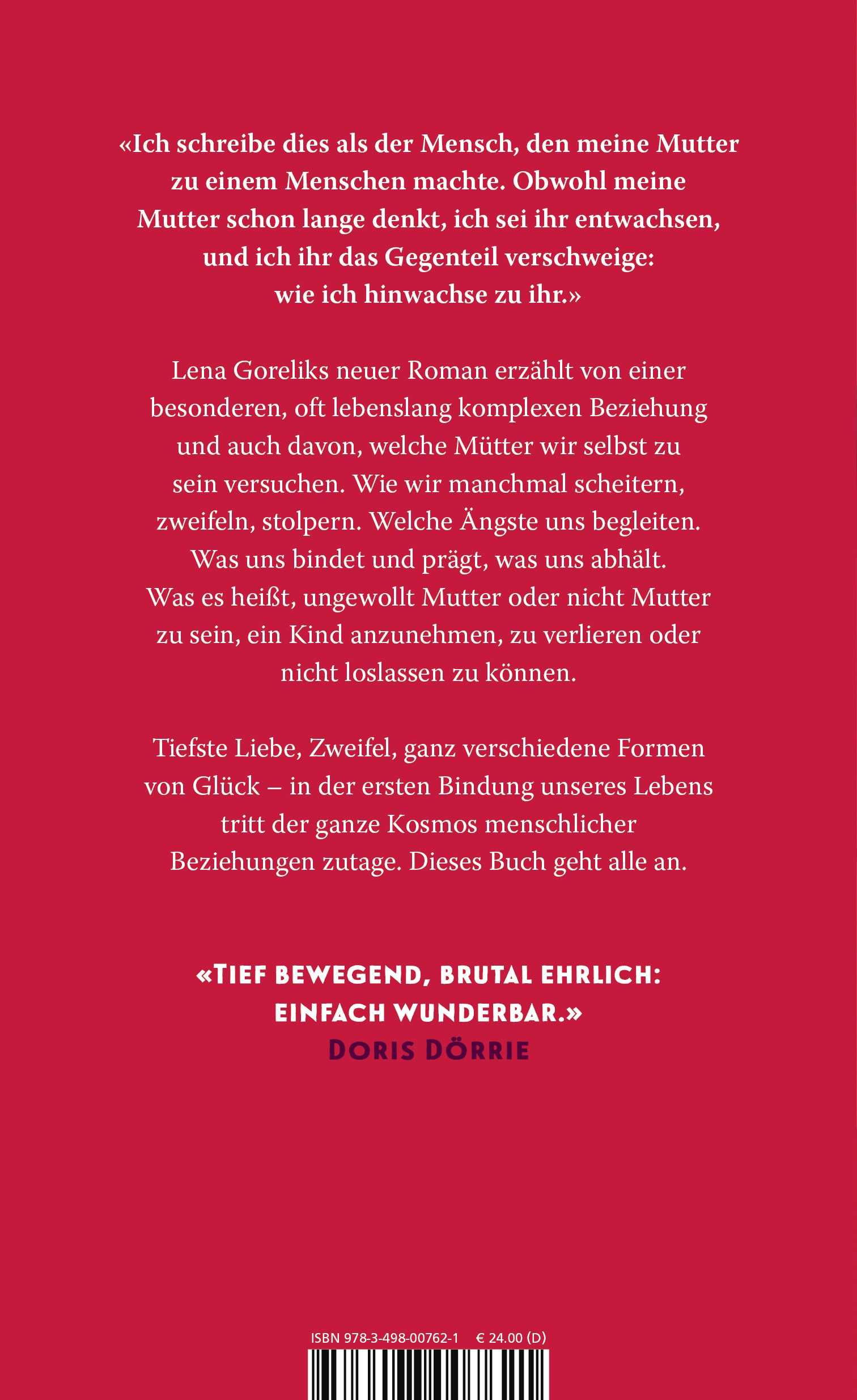 Rückseitencover Alle meine Mütter