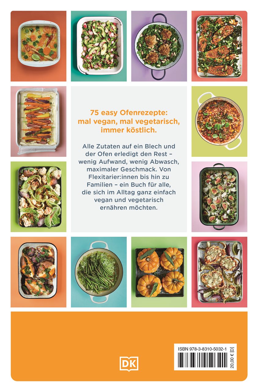 Rückseitencover Ofen Express vegetarisch