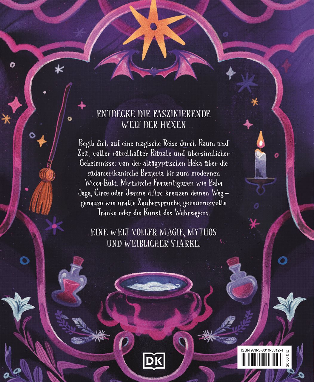 Rückseitencover Die Geschichte der Hexen und magischen Frauen