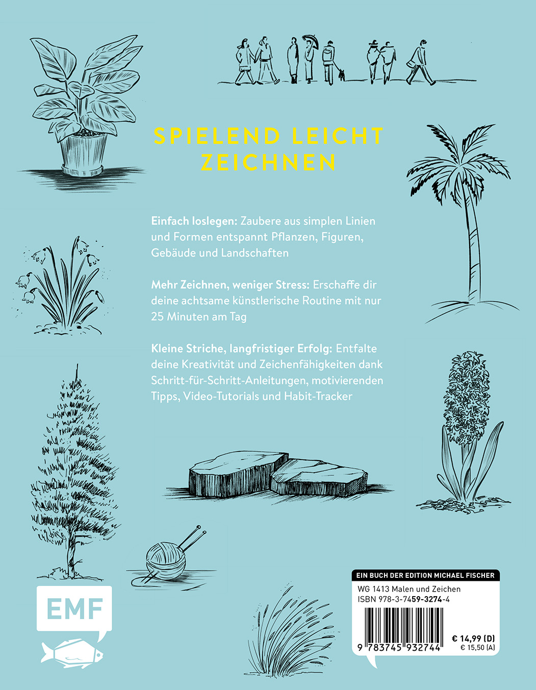 Rückseitencover Jeden Tag zeichnen