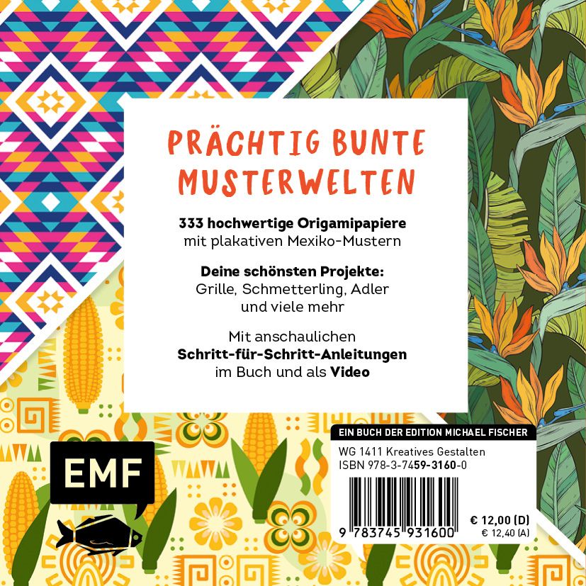 Rückseitencover 333 Origami – Inspiration Mexiko