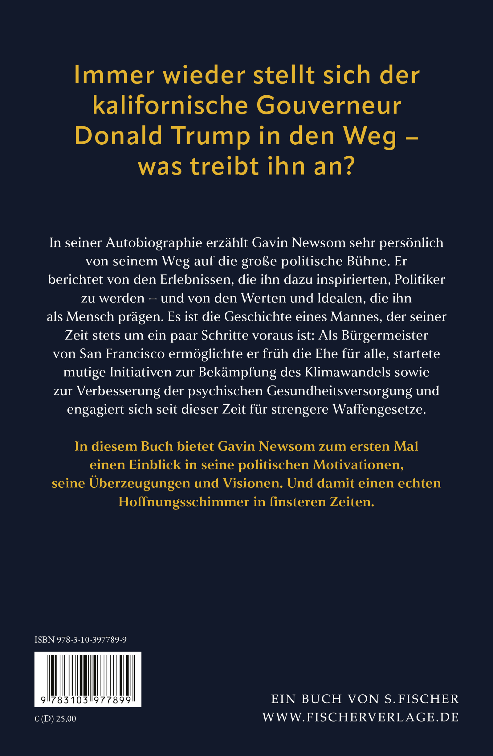 Rückseitencover Mein Leben für die Demokratie