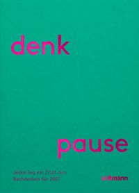 Vorderes Coverbild Denkpause 2027