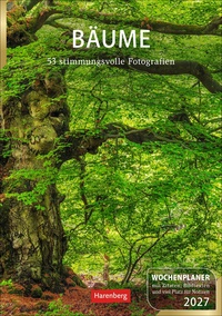 Vorderes Coverbild Bäume Wochenplaner 2027 - 53 stimmungsvolle Fotografien