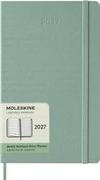 Vorderes Coverbild Moleskine 12 Monate Wochen Notizkal. 27 A5 Geb Grün