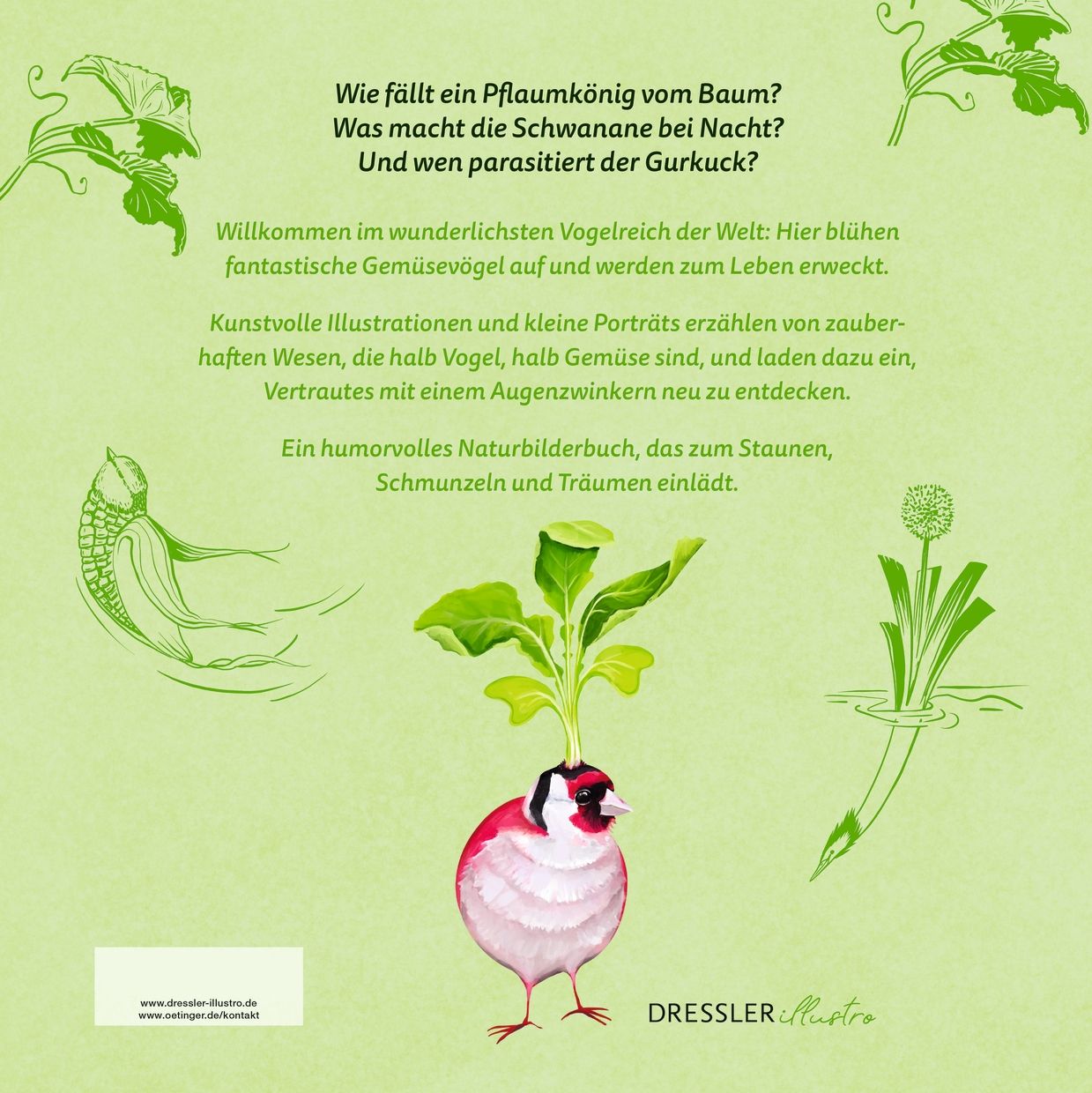 Rückseitencover Gemüsevögel