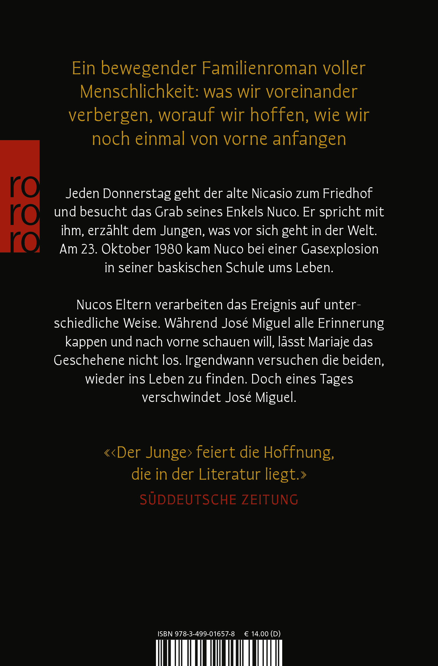 Rückseitencover Der Junge