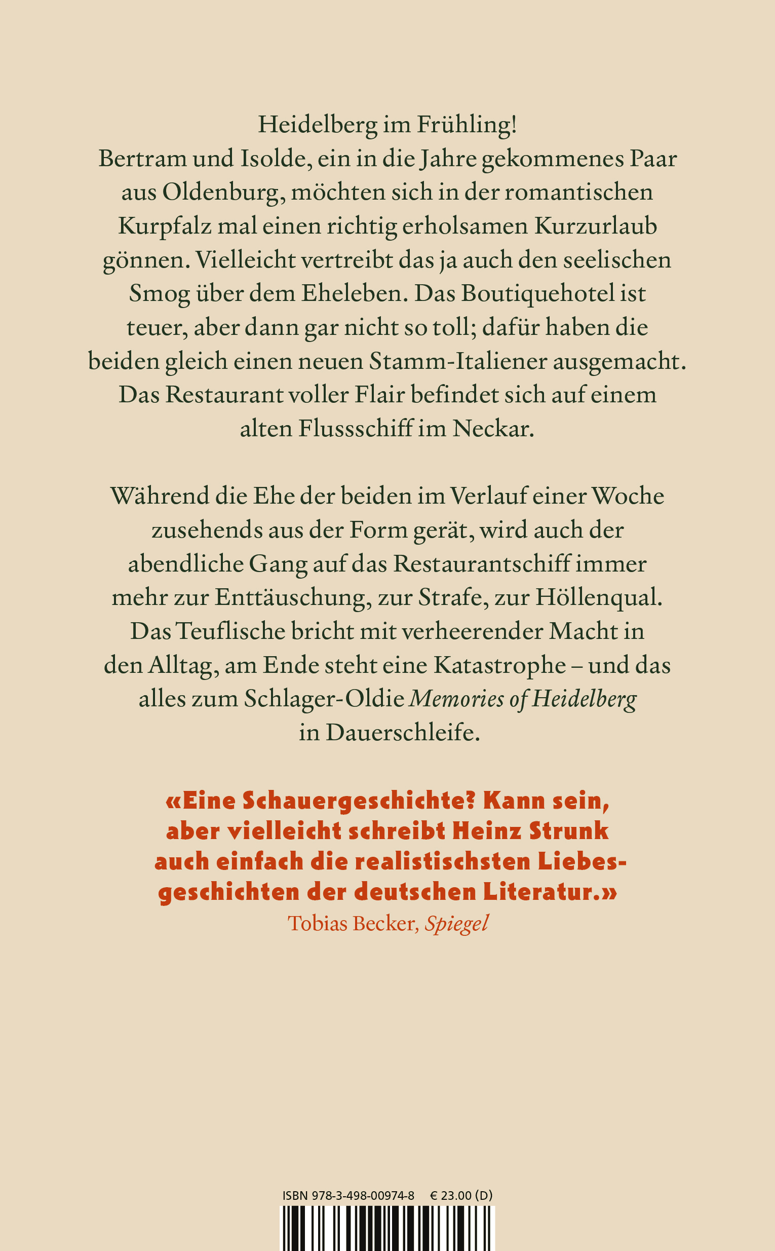 Rückseitencover Memories of Heidelberg