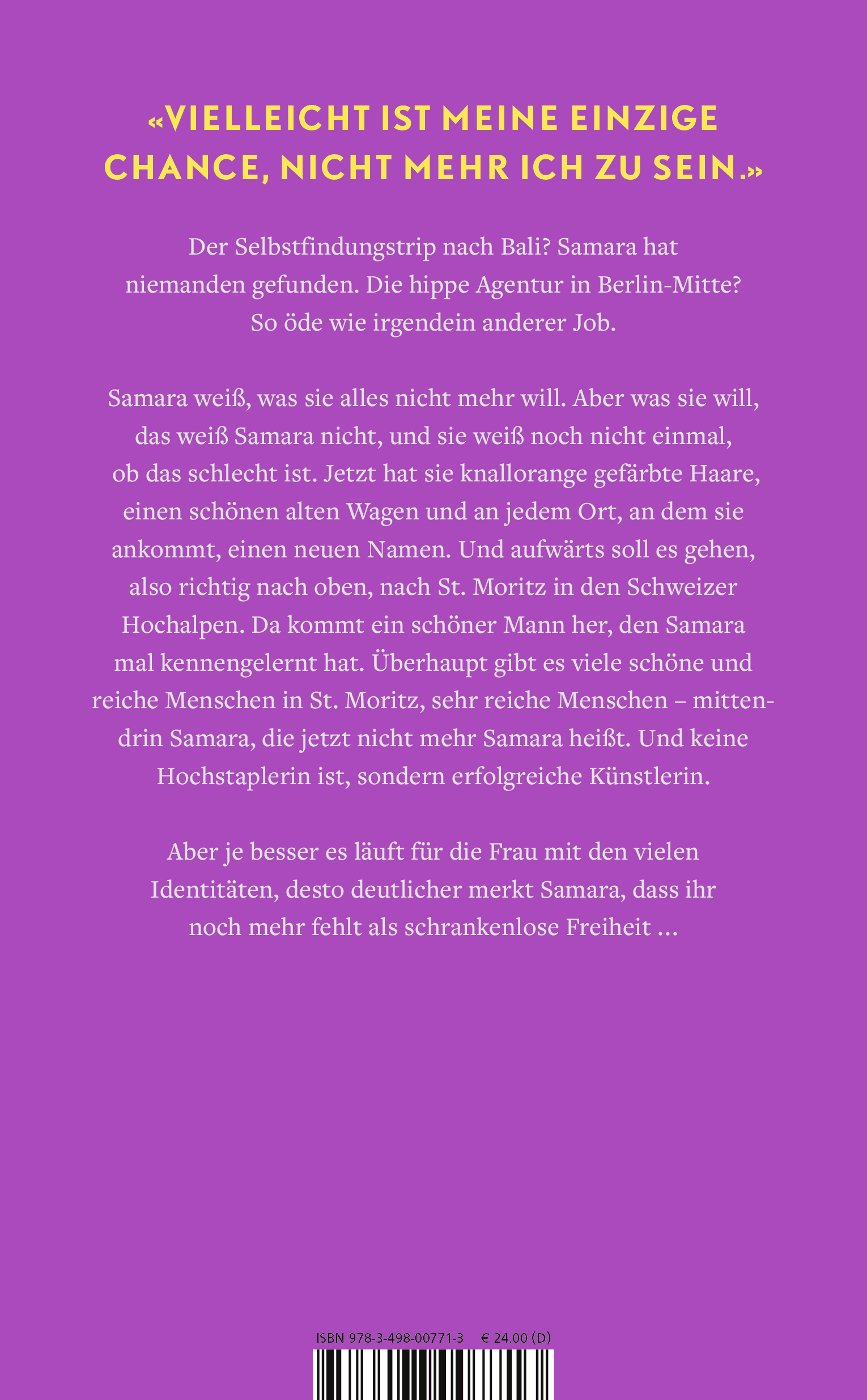 Rückseitencover 1999 Meter über dem Meer