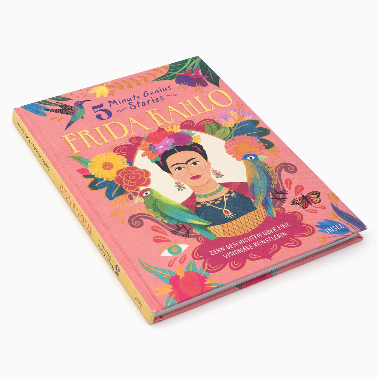 Gesamtes Coverbild Frida Kahlo – 5 Minute Genius Stories (Deutsche Ausgabe)