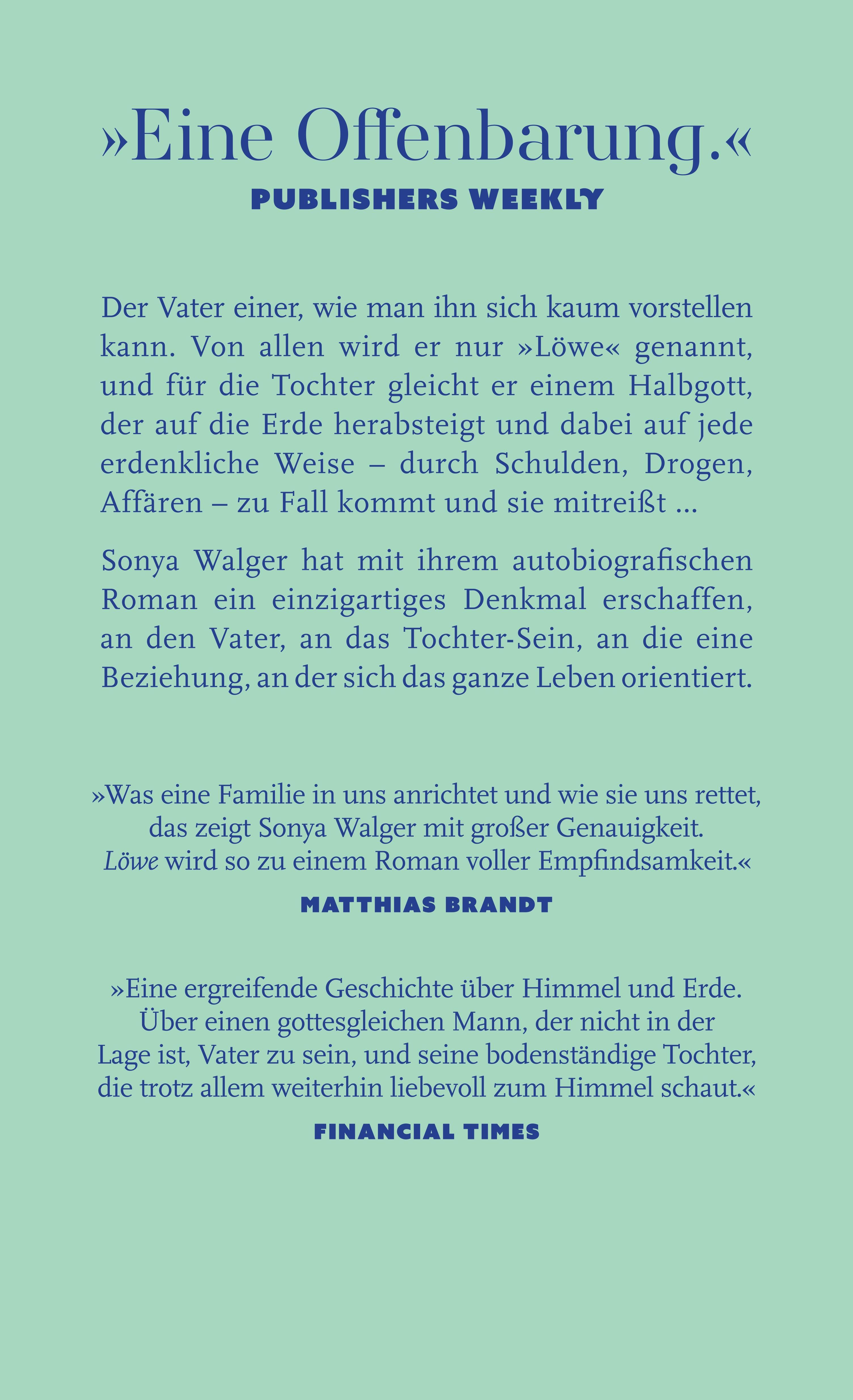 Rückseitencover Löwe