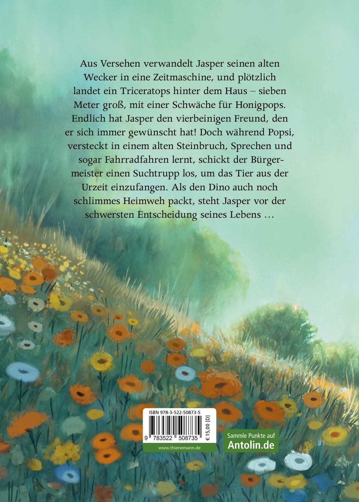 Rückseitencover Triceratops Honigpops 1: Die Sache mit dem Saurier
