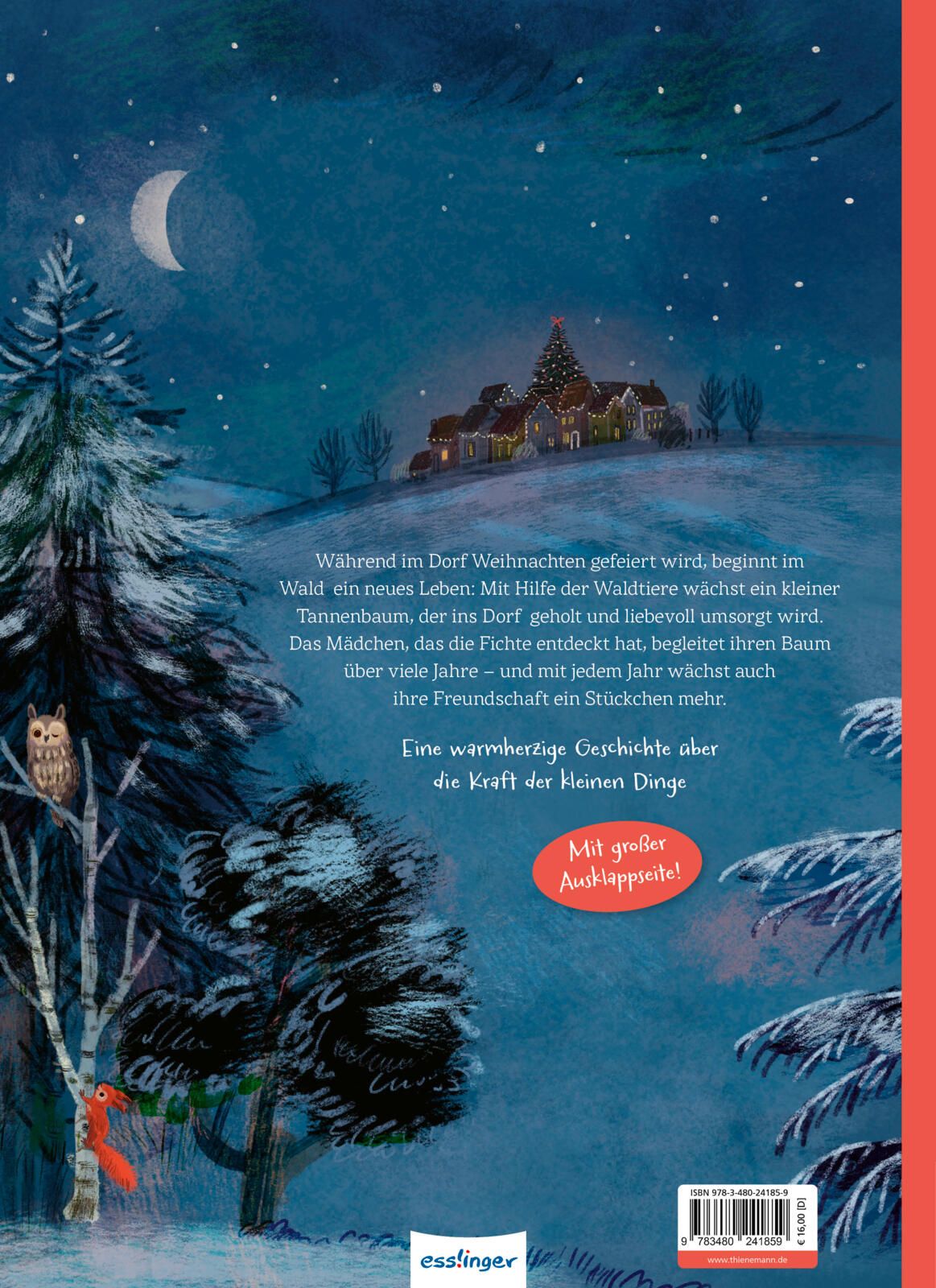 Rückseitencover Die kleine Fichte und das Weihnachtswunder
