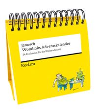 Vorderes Coverbild Wondraks Adventskalender. 24 Postkarten für die Weihnachtszeit
