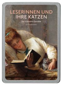 Vorderes Coverbild Leserinnen und ihre Katzen Postkarten VE 20