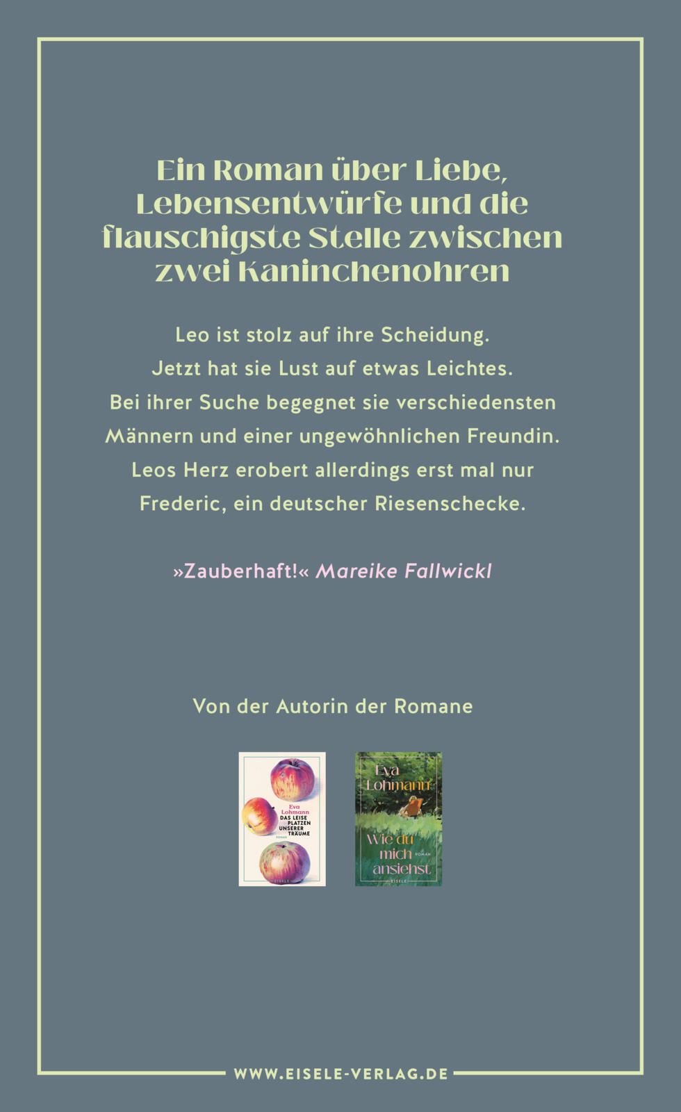Rückseitencover Etwas Leichtes