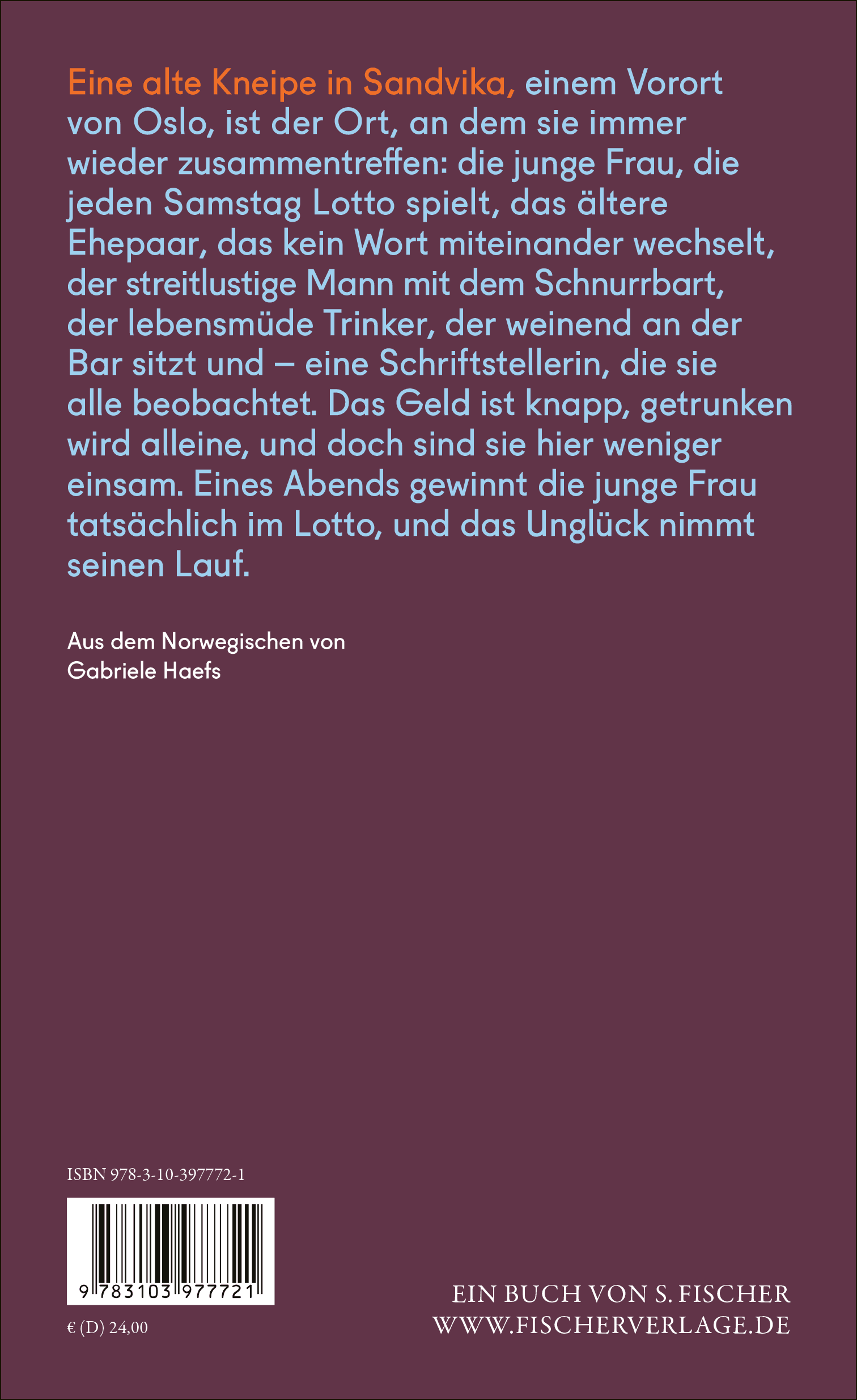 Rückseitencover Der gute Mensch von Sandvika