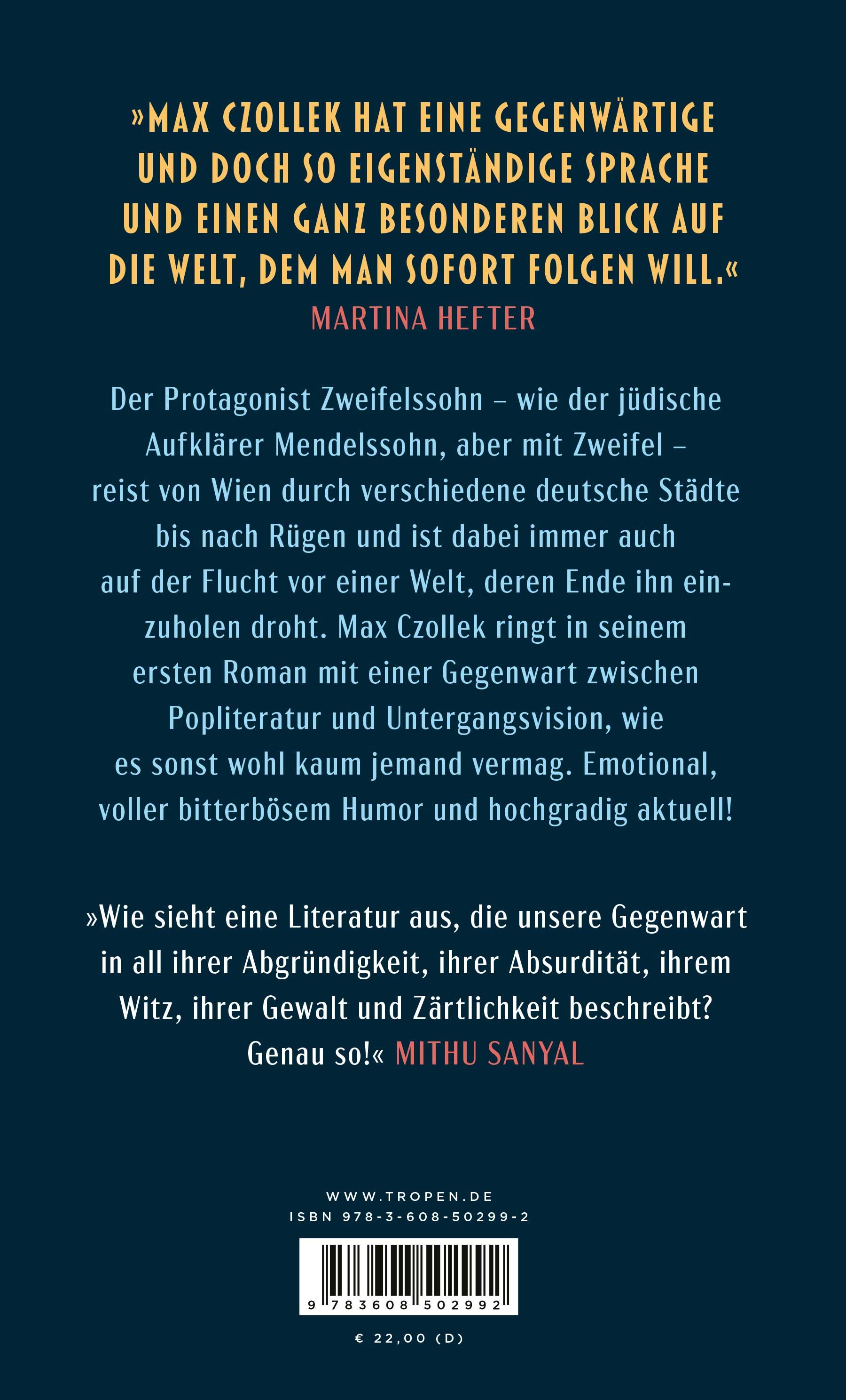 Rückseitencover Zweifelssohn