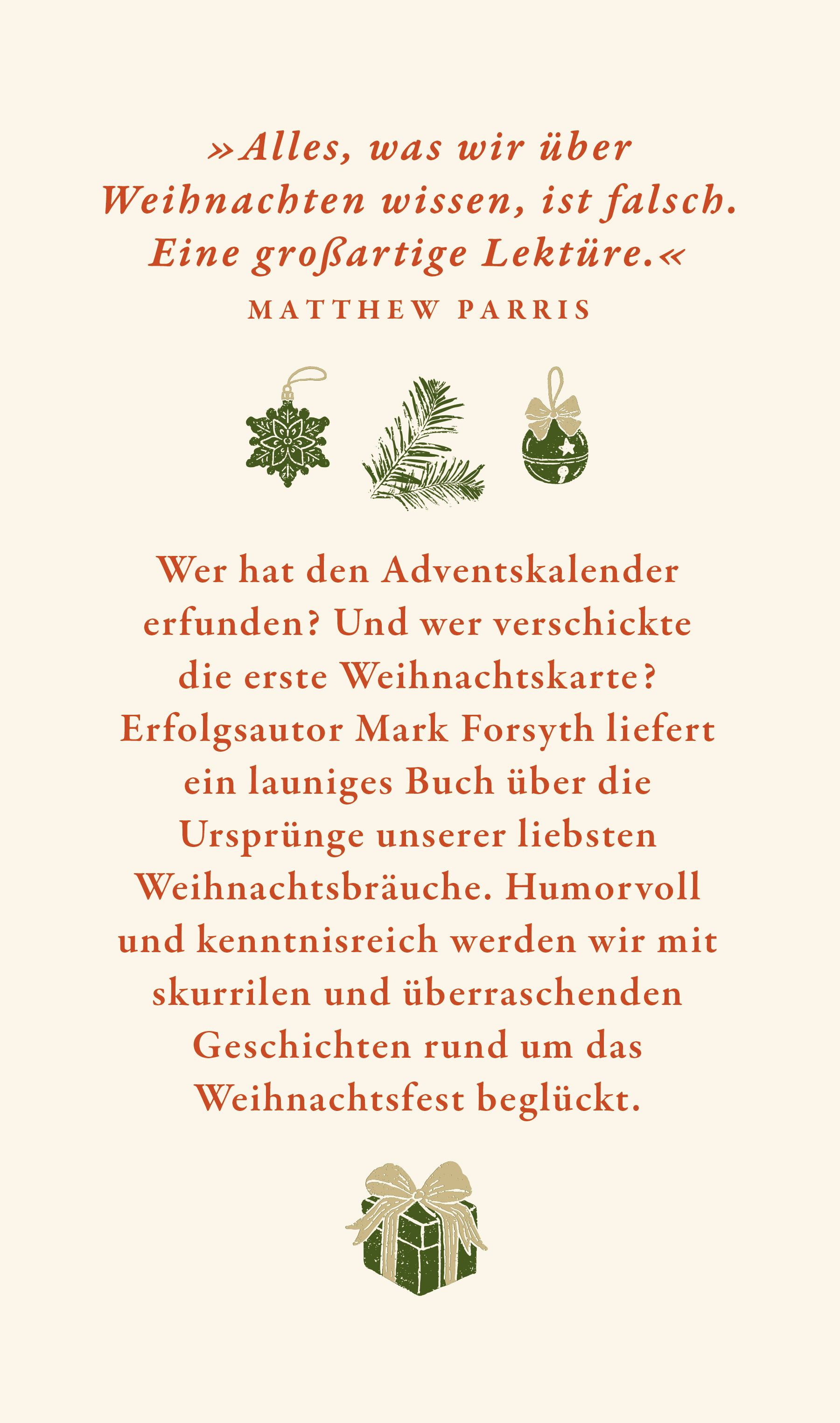 Rückseitencover Eine kurze Geschichte von Weihnachten